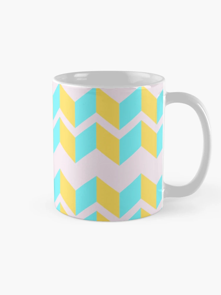 Thumbnail 3 of 6, Coffee Mug, Symmetrical Triangle Pattern designed and sold by PeacePrint.