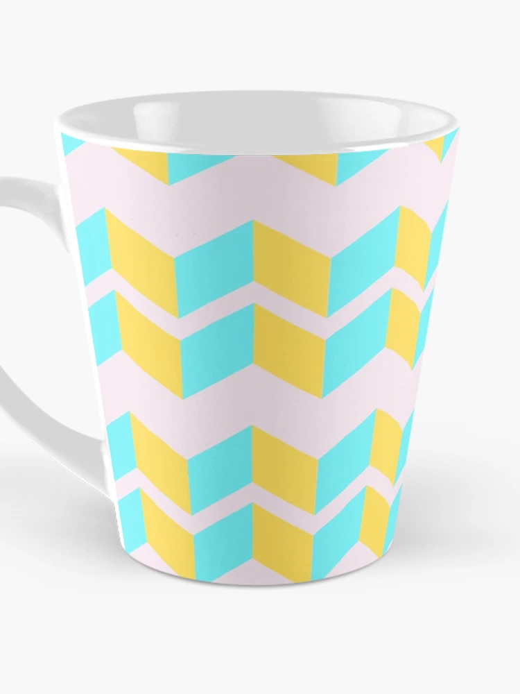 Thumbnail 3 of 4, Coffee Mug, Symmetrical Triangle Pattern designed and sold by PeacePrint.