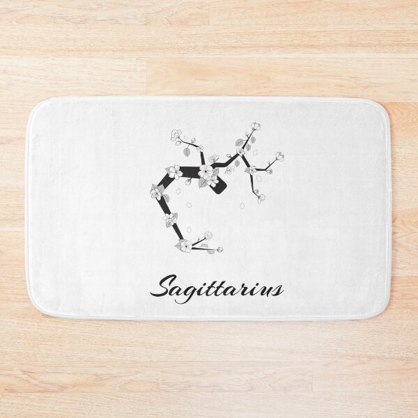 Item preview, Sagittarius Tree Branch Constellation in Black and White designed and sold by Astrowl-.