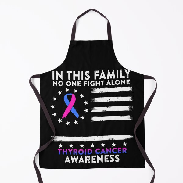 Item preview, In This Family No One Fights Thyroid Cancer Alone American Betsy Ross Flag designed and sold by deputylove.