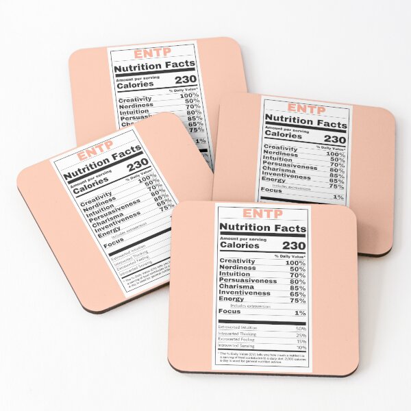Item preview, ENTP Nutrition Facts designed and sold by JordynD.