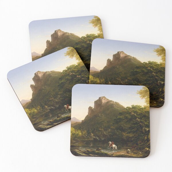 Item preview, The Mountain Ford - Thomas Cole 1846 designed and sold by warishellstore.