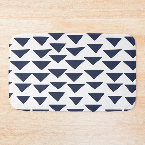 Item preview, 65011-9P, Navy blue Random triangles, designed and sold by TanyDi.