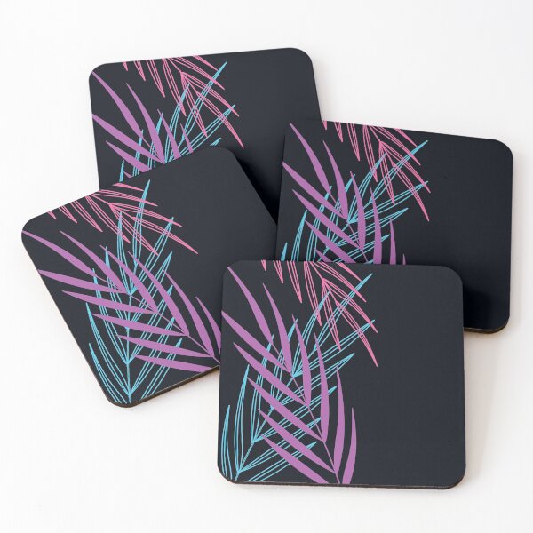 Item preview, Colorful palm leaves botanical leaves designed and sold by BLMcreations.