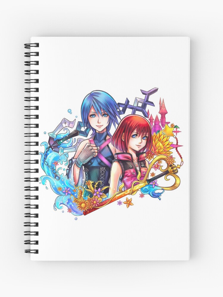 Sora and Kairi Kingdom Hearts 2 Hardcover Journal by Lali-Holley