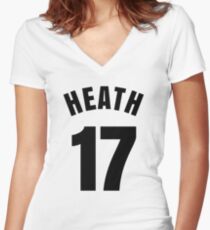 Tobin Heath - 17 Women's Fitted V-Neck T-Shirt