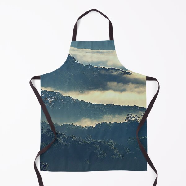 Item preview, Mountains Covered In Fog, Landscape Photography, Forest Art, Cloudy Sky designed and sold by Nature-Arts.