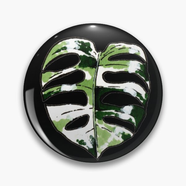 Item preview, Monstera Variegata II (black BG) designed and sold by -Senaar-.