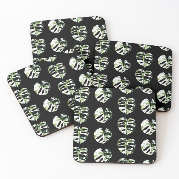 Item preview, Monstera Variegata II (black BG) designed and sold by -Senaar-.