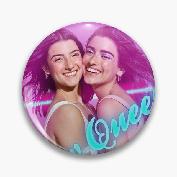 Item preview, Charli and Dixie D' Amelio,  famous tiktoker siblings designed and sold by anins-azuree.