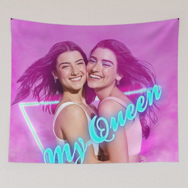 Item preview, Charli and Dixie D' Amelio,  famous tiktoker siblings designed and sold by anins-azuree.