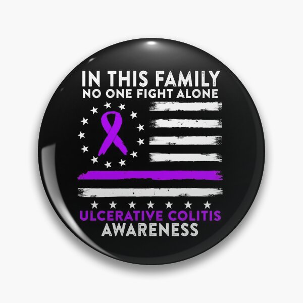 Item preview, In This Family No One Fights Ulcerative Colitis Alone American Betsy Ross Flag designed and sold by deputylove.