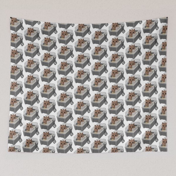 Item preview, Caca de gato Pixel Litterbox designed and sold by Louie Patlingrao.