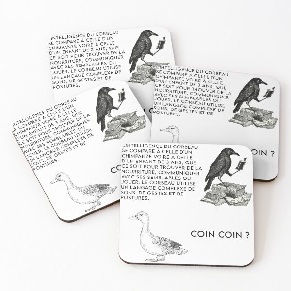 Aperçu de l'œuvre Canard contre Corbeau créée et vendue par DaftCold.