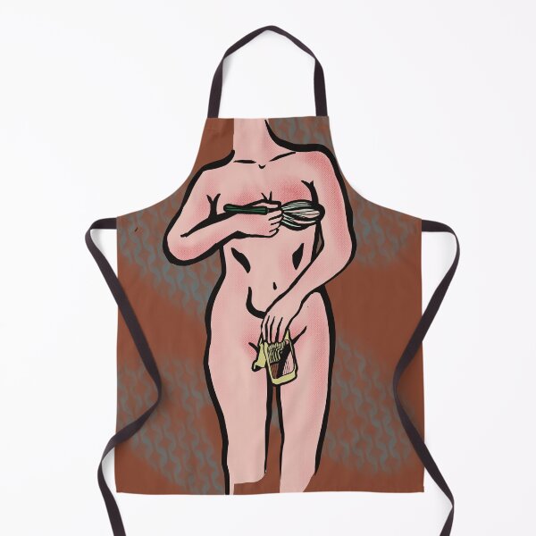 Item preview, Apron with whisk and egg cutter designed and sold by Michaela Malcomess.