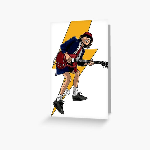 acdc-rock Grußkarte