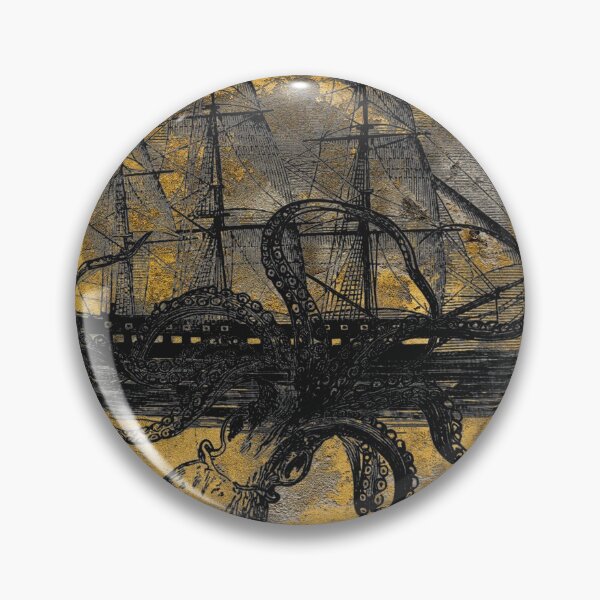 Item preview, Kraken Attacking on Grunge Background designed and sold by missdebi27.