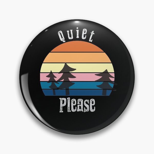 Item preview, Quiet Please designed and sold by Fiona-Lynn Designs.