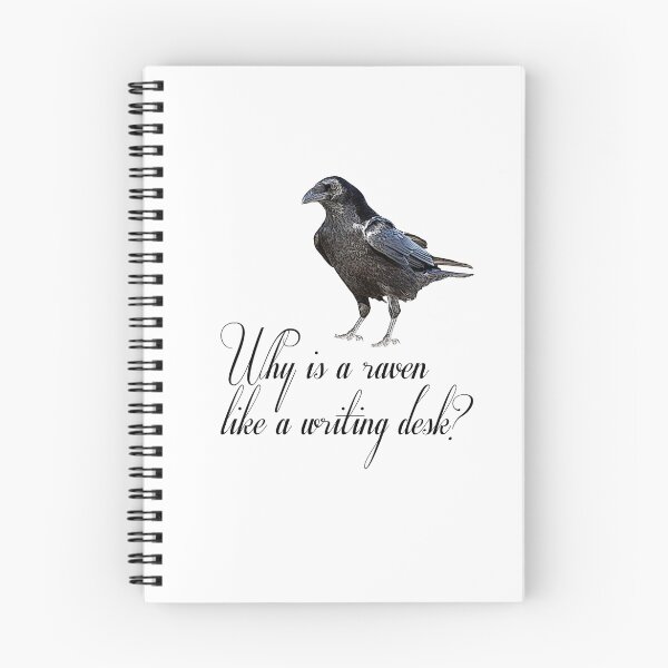 Item preview, Why is a Raven like a Writing Desk? designed and sold by ChaoticRainbow.