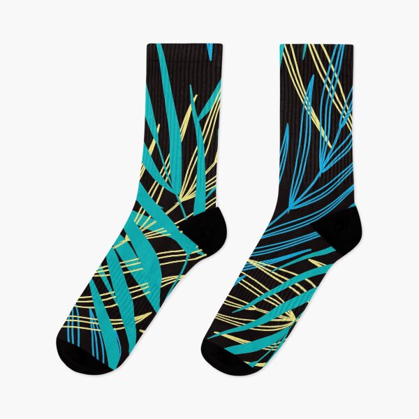 Item preview, Colorful botanical palm leaves designed and sold by BLMcreations.