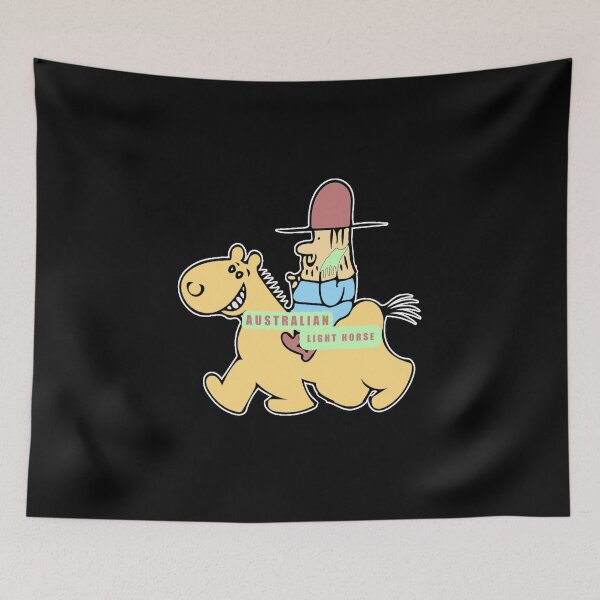 Item preview, Australian light horse funny talking on phone designed and sold by twobillion.