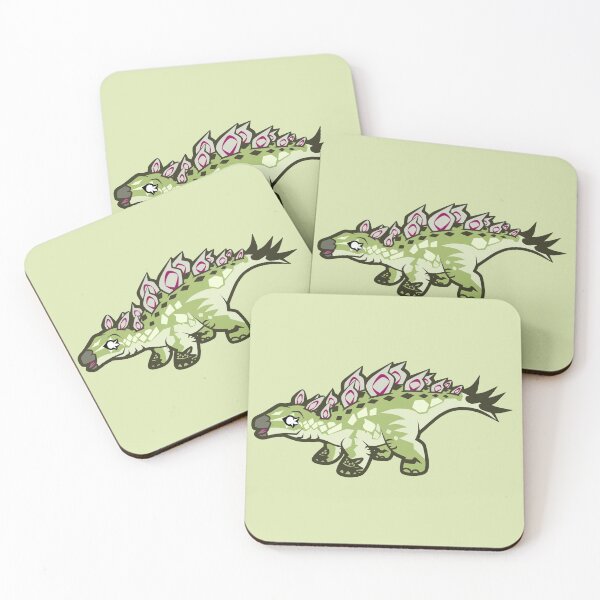 Item preview, stylized stegosaurus dinosaur designed and sold by IMPULSEimpact.