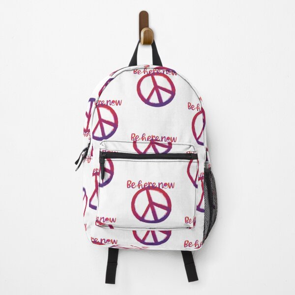 Item preview, Be Here Now with a Peace Sign designed and sold by PeaceNinja.