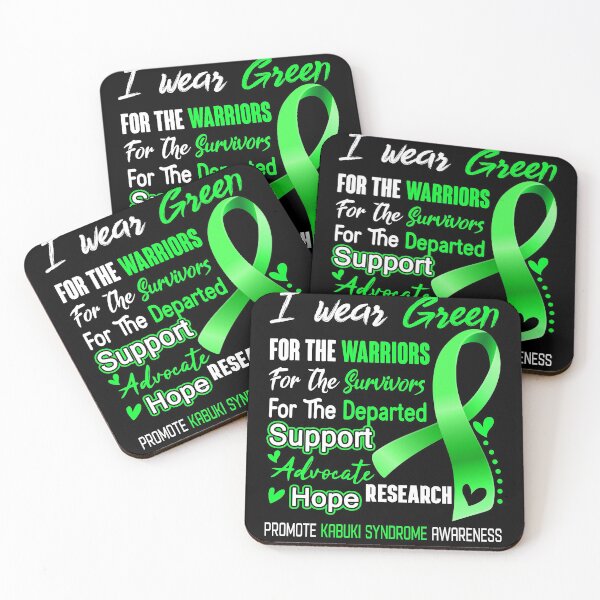 Item preview, I Wear Green For The Warriors Promote Kabuki Syndrome Awareness designed and sold by hvoid41.