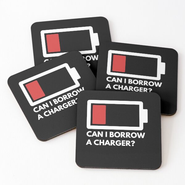 Item preview, Can i borrow a charger? designed and sold by The Agreeable Raven.