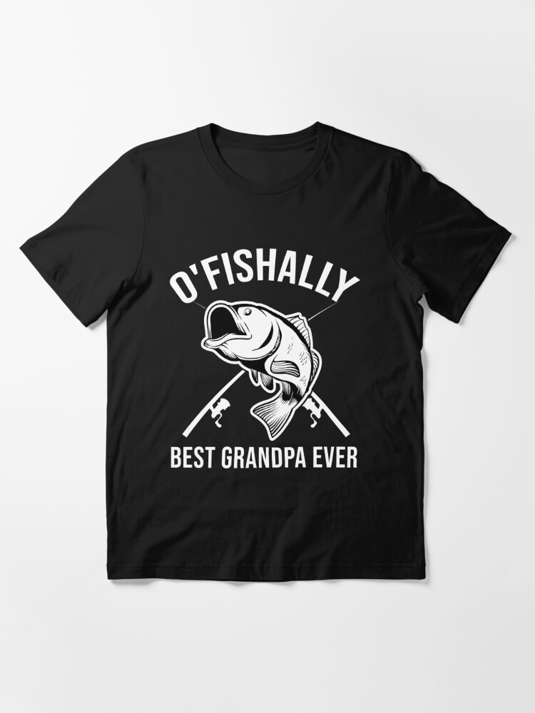 Funny Fisherman O-Fish-Ally Best Grandpa Ever Fishing Premium T-Shirt