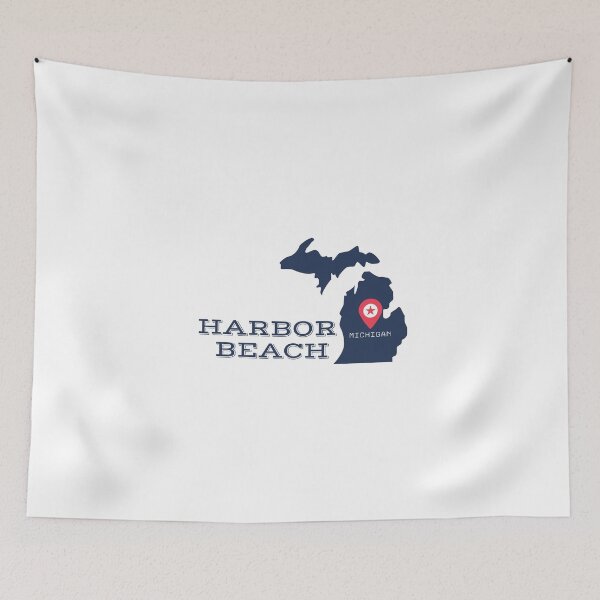Item preview, Harbor Beach Michigan T shirt designed and sold by Martimad.