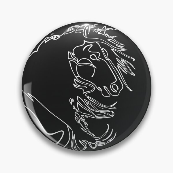 Item preview, Zen Lines Majestic Mane (white line) designed and sold by HijinksStudio.