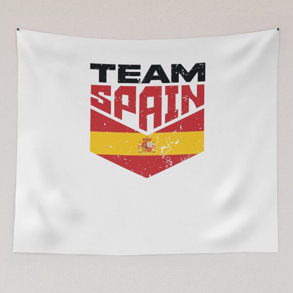 Item preview, Team Spain, Spanish Distressed Flag, Vintage Supporter designed and sold by ramenrose.