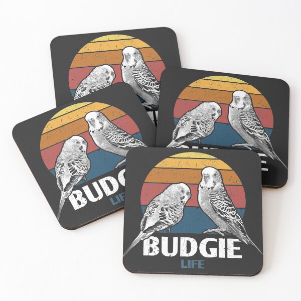 Item preview, Retro Vintage Budgies Budgie Life designed and sold by Alienphysique.