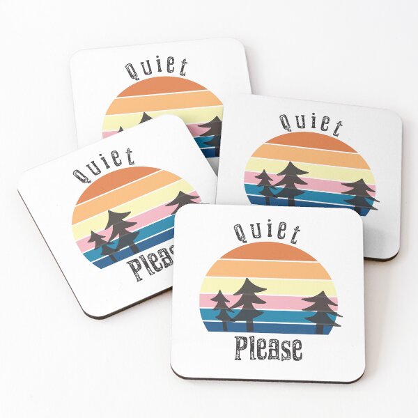 Item preview, Quiet Please designed and sold by Fiona-Lynn Designs.