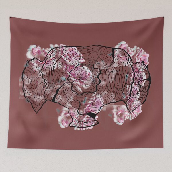 Item preview, Bison & Flower  designed and sold by MoonNRoselyne.