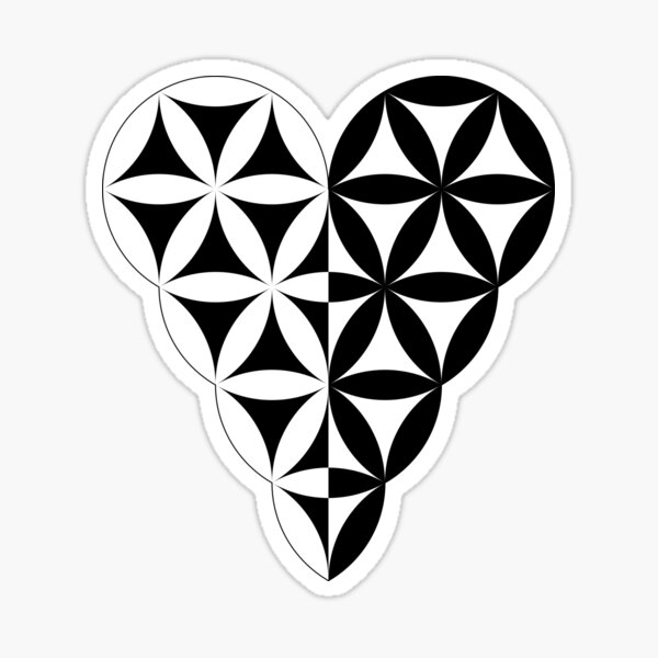 The Heart Of Life - Duality, 2D/Atlantis. Sticker