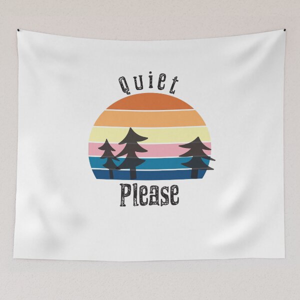 Item preview, Quiet Please designed and sold by Fiona-Lynn Designs.