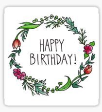 Happy Birthday Sticker