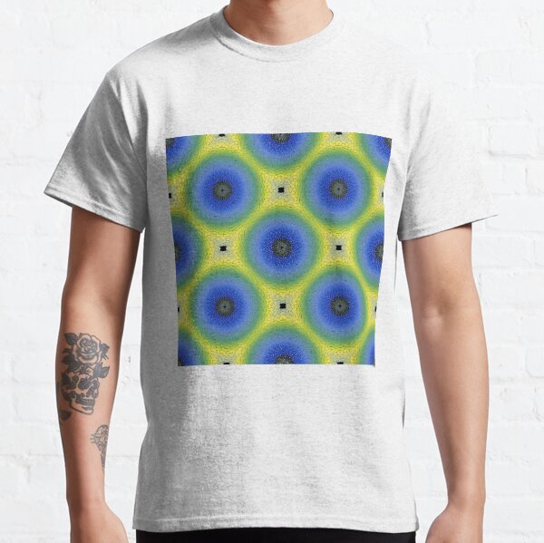 034b-Brightly Colored Mandala - kaleidoscope Classic T-Shirt