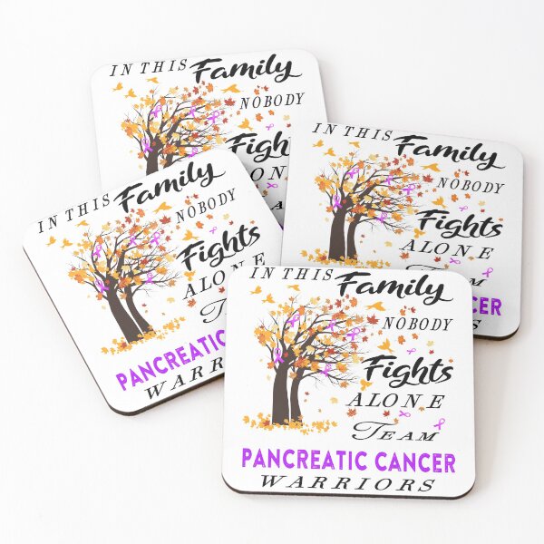 Item preview, In This Family No One Fight Alone Pancreatic Cancer Awareness ribbon tree designed and sold by radianen.