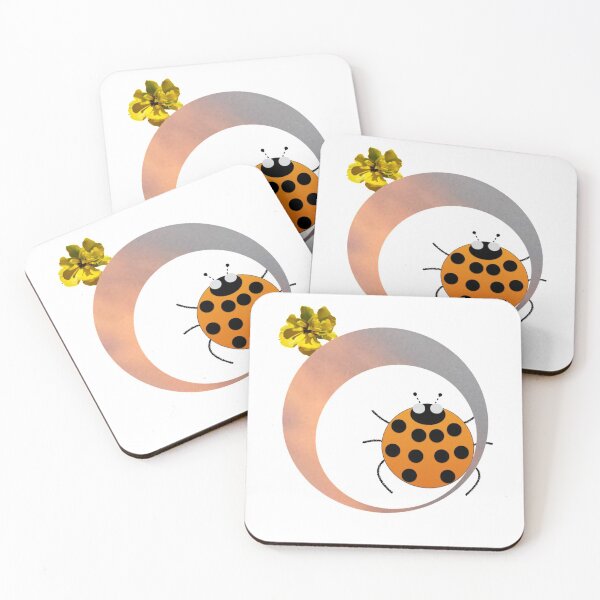 Item preview, For Nature Lovers - Flower and a Ladybug  designed and sold by MulesParty.