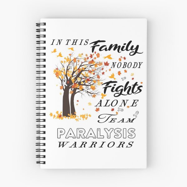 Item preview, In This Family No One Fight Alone Paralysis Awareness ribbon tree designed and sold by radianen.