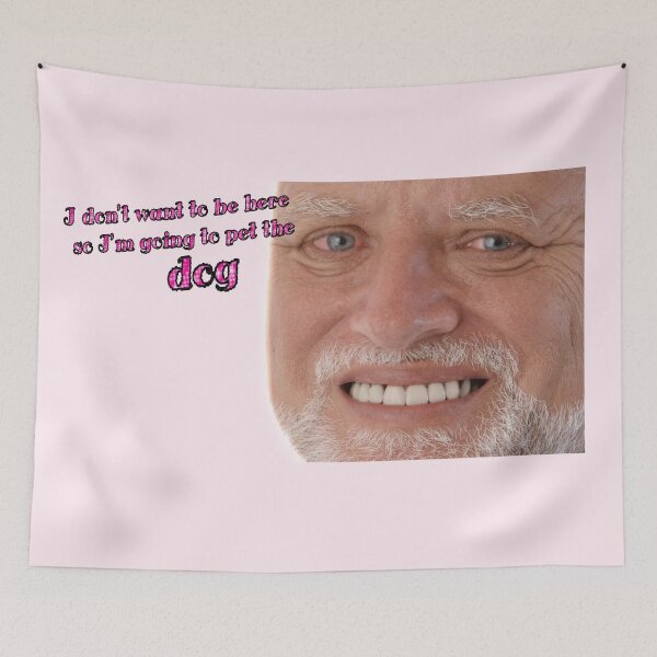 Item preview, I don’t want to be here so I’m going to pet the dog designed and sold by Katrina Dunsire.