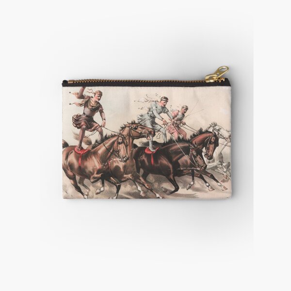 Item preview, Standing Horseback Riders Chromolithograph - Circa 1890 designed and sold by warishellstore.