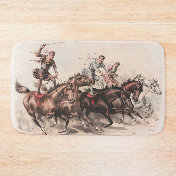 Item preview, Standing Horseback Riders Chromolithograph - Circa 1890 designed and sold by warishellstore.