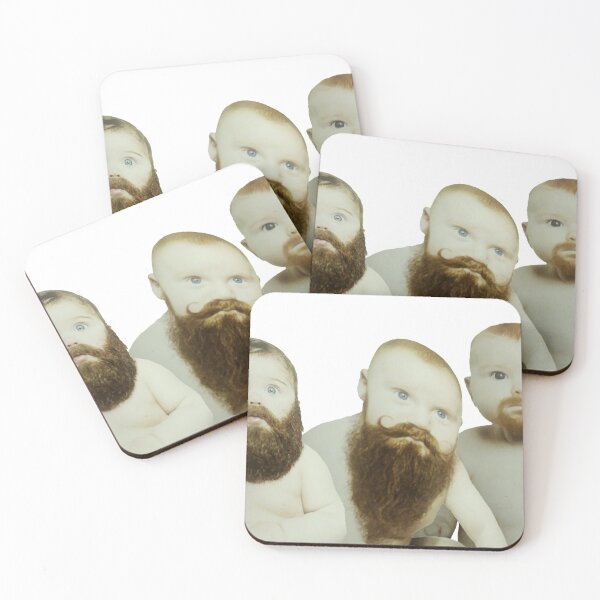 Item preview, Babies with beards, infants, facial hair, goatee, mustache, ginger, toddler, chubby checks,  designed and sold by Nostrathomas66.