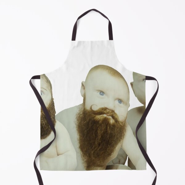 Item preview, Babies with beards, infants, facial hair, goatee, mustache, ginger, toddler, chubby checks, designed and sold by Nostrathomas66.
