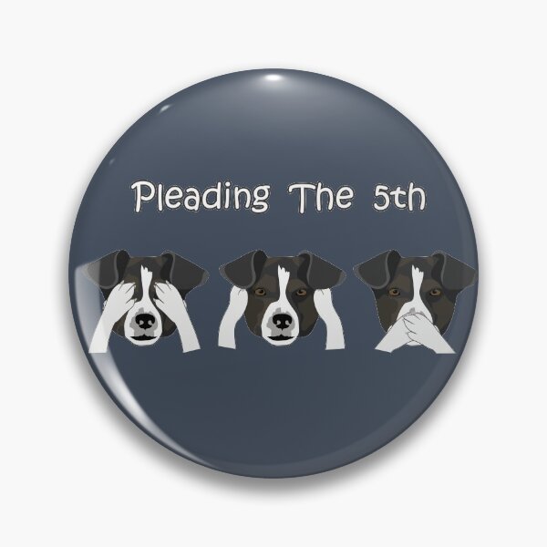Item preview, Humorous Dogs Pleading the 5th - See Hear Speak designed and sold by ColorfulMystic.