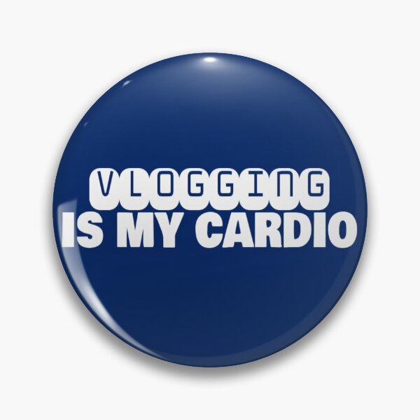 Item preview, Vlogging Is My Cardio Vlog Vlogger Themed T Shirt Merch designed and sold by PRINTS2HOT.